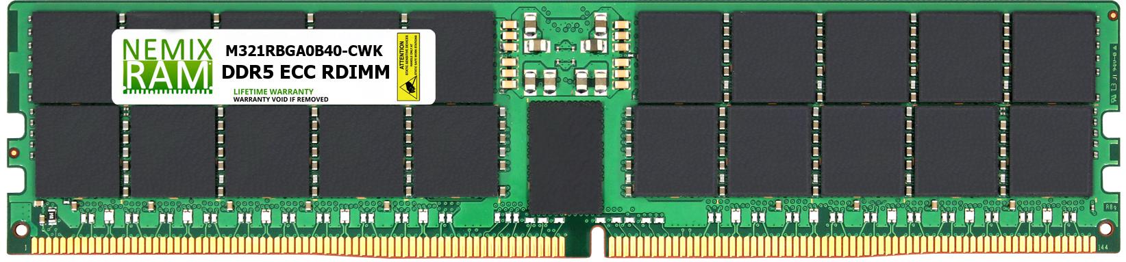 NEMIX RAM 256GB DDR5 4800MHz PC5-38400 ECC RDIMM Compatible with Samsung M321RBGA0B40-CWK