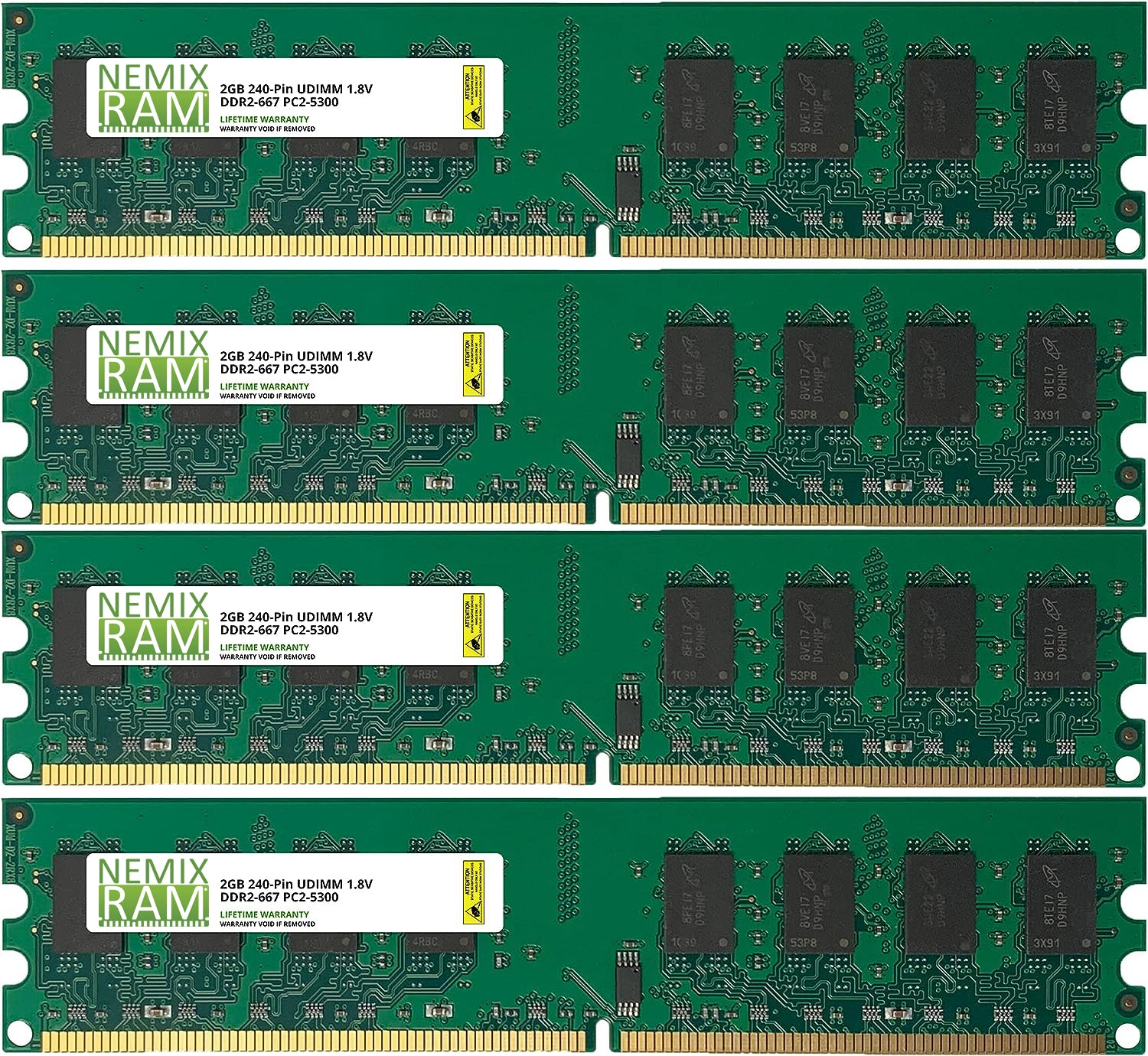 DDR2 UDIMM Desktop PC RAM Memory Upgrade
