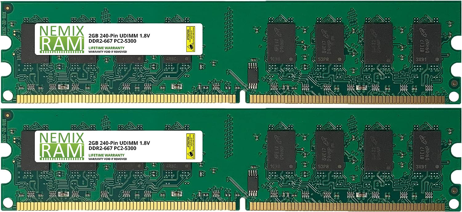 DDR2 UDIMM Desktop PC RAM Memory Upgrade