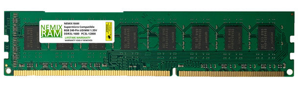 DDR3 1600MHZ PC3-12800 UDIMM 2RX8