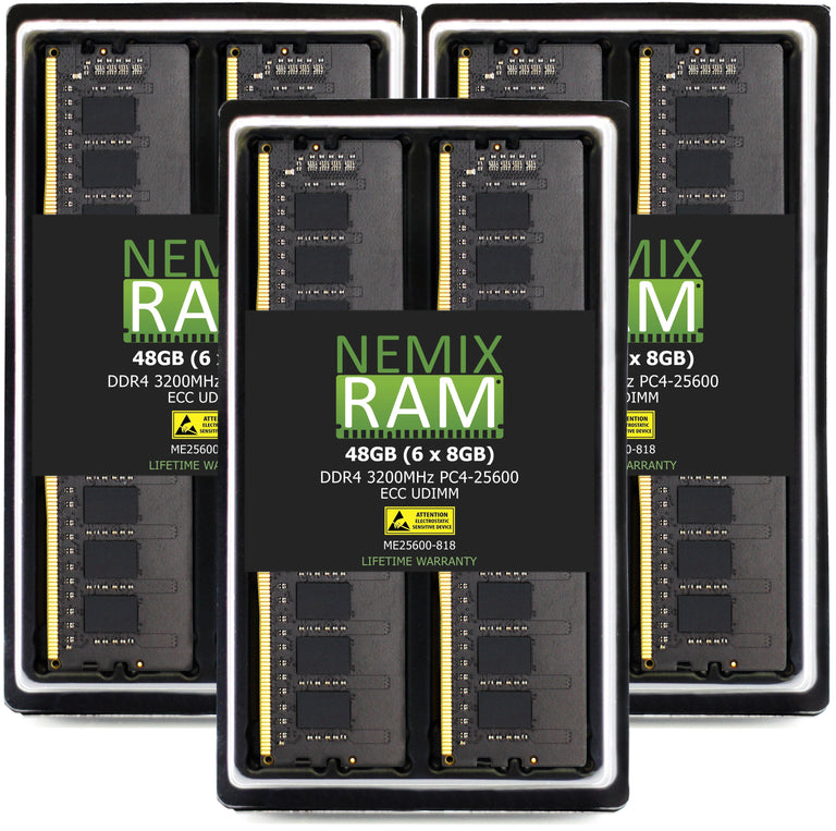 8GB AM-RAM-8GDR4ECI0-UD-3200 288-Pin DDR4-3200 PC4-25600 ECC UDIMM