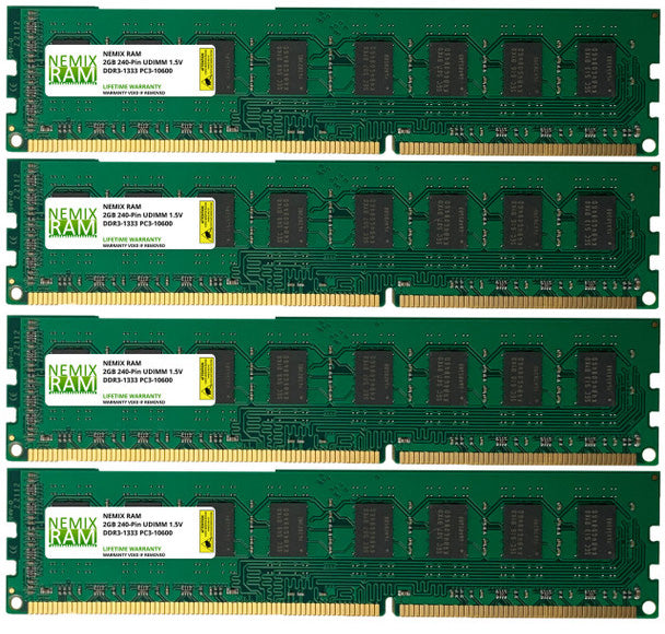 DDR3 1333MHZ PC3-10600 UDIMM 2RX8