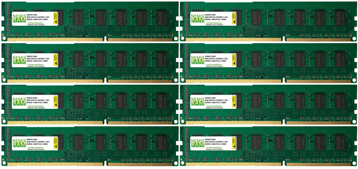 DDR3 1600MHZ PC3-12800 ECC UDIMM 2RX8