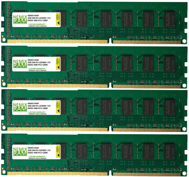 DDR3 1600MHZ PC3-12800 UDIMM 2RX8