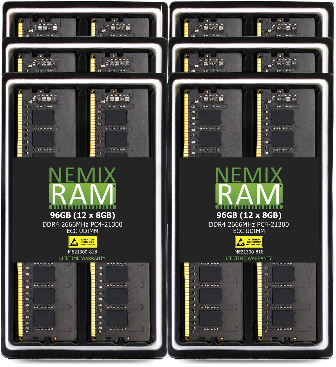 DDR4 2666MHZ PC4-21300 ECC UDIMM 1RX8