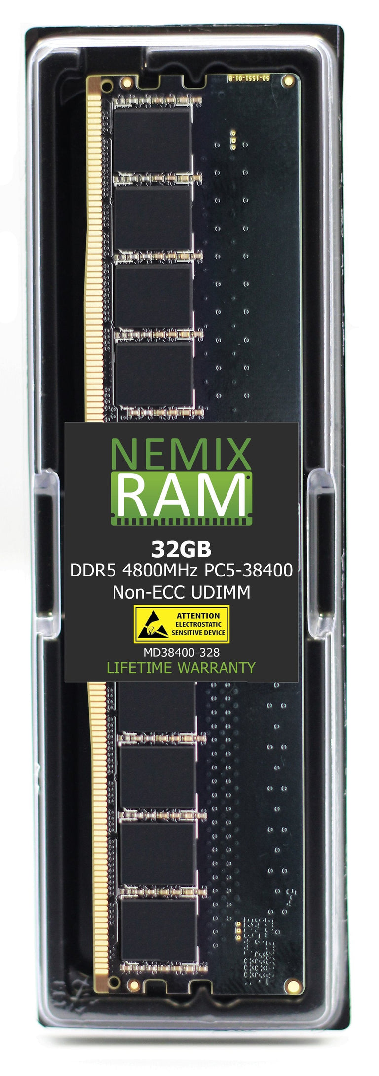 32GB Kit 2x16GB DDR4-3200 PC4-25600 ECC 2Rx8 Unbuffered Server Memory by  NEMIX RAM