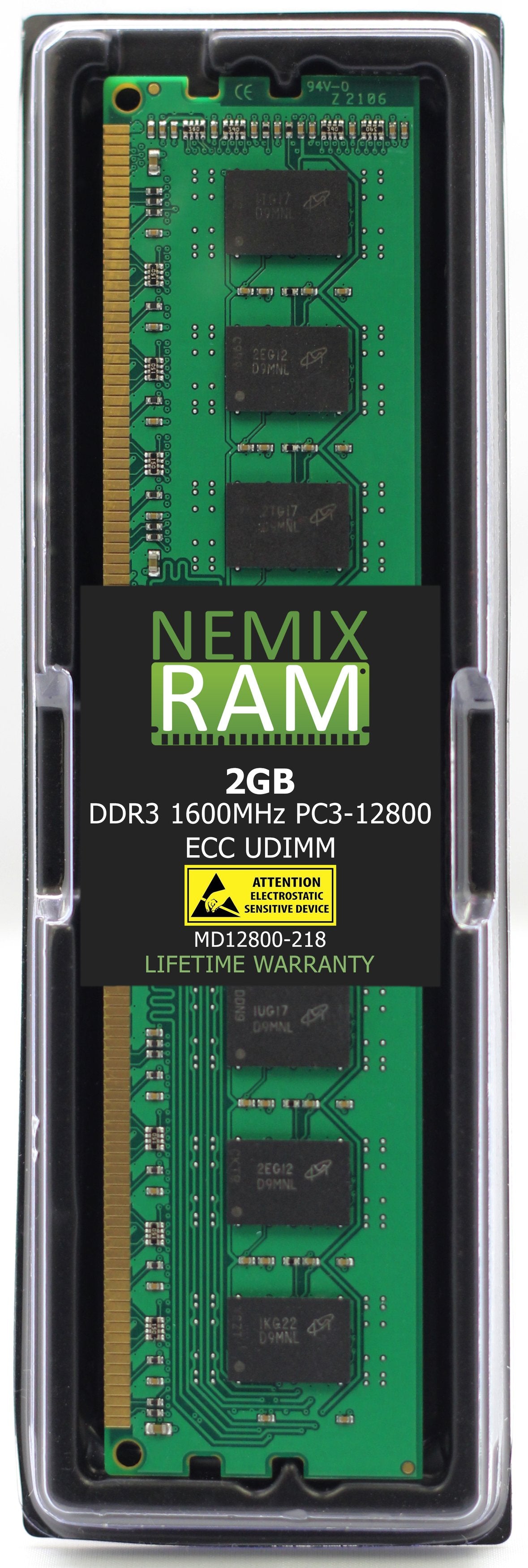DELL SNP3X41TC/2G A8733210 2GB DDR3 1600MHZ PC3-12800 UDIMM Compatible Upgrade