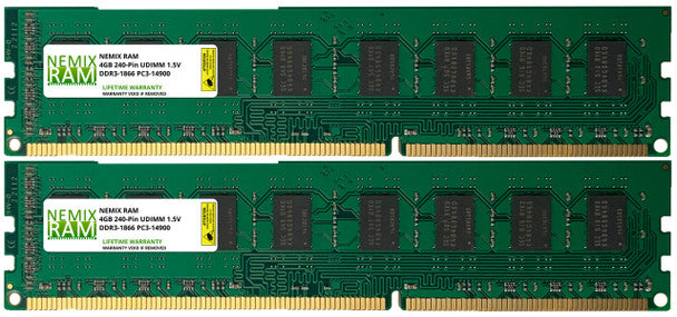 DDR3 1866MHZ PC3-14900 UDIMM 2RX8