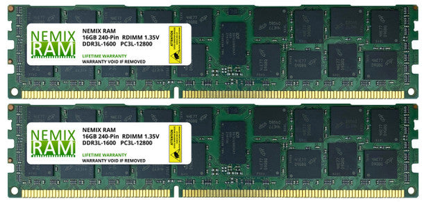 DDR3L 1600MHZ PC3L-12800 RDIMM 2RX4