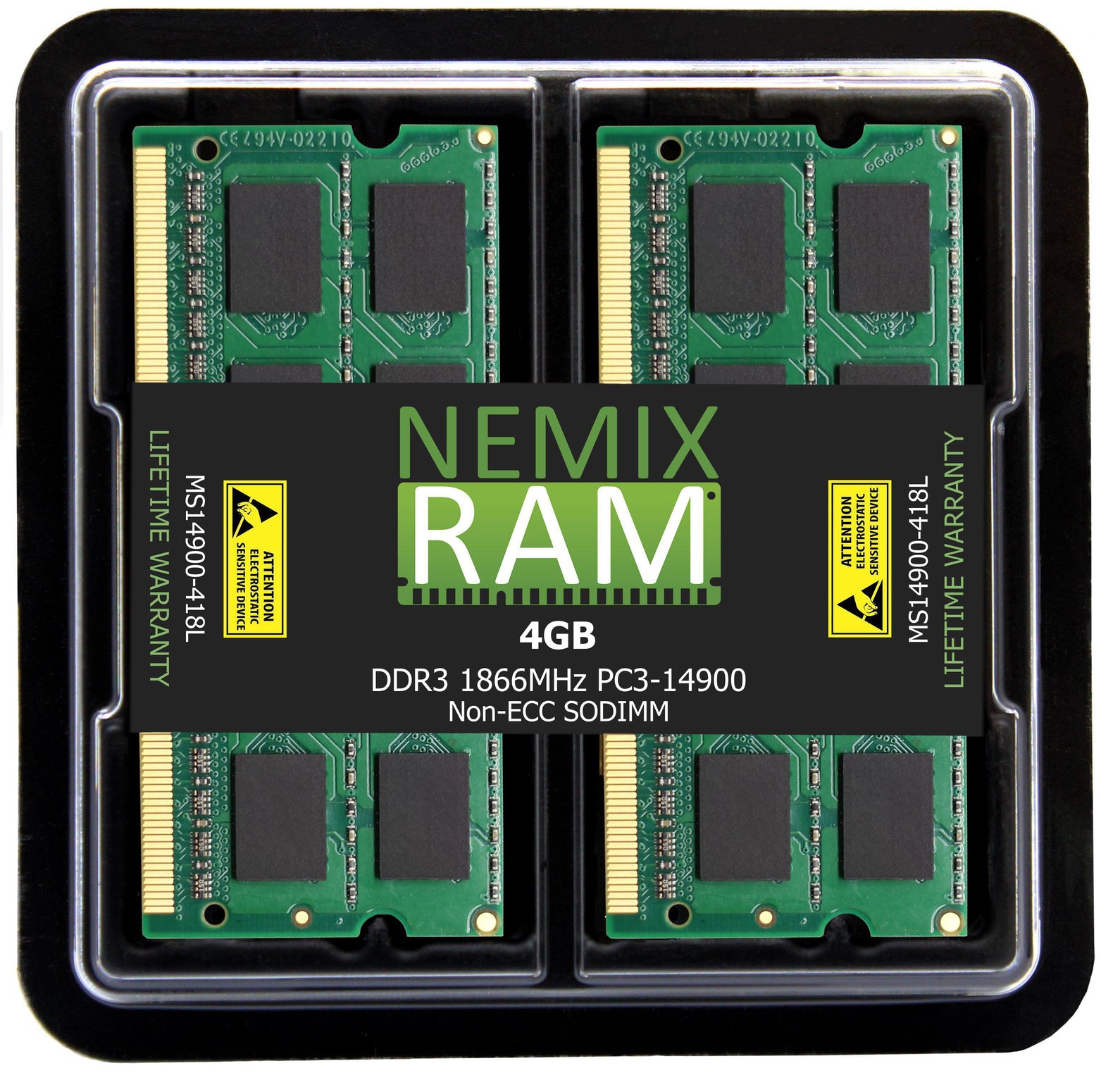 NEMIX RAM Memory Upgrade equivalent to ASUSTOR AS6-RAM4G 92M11-S40L1 SODIMM Memory Module